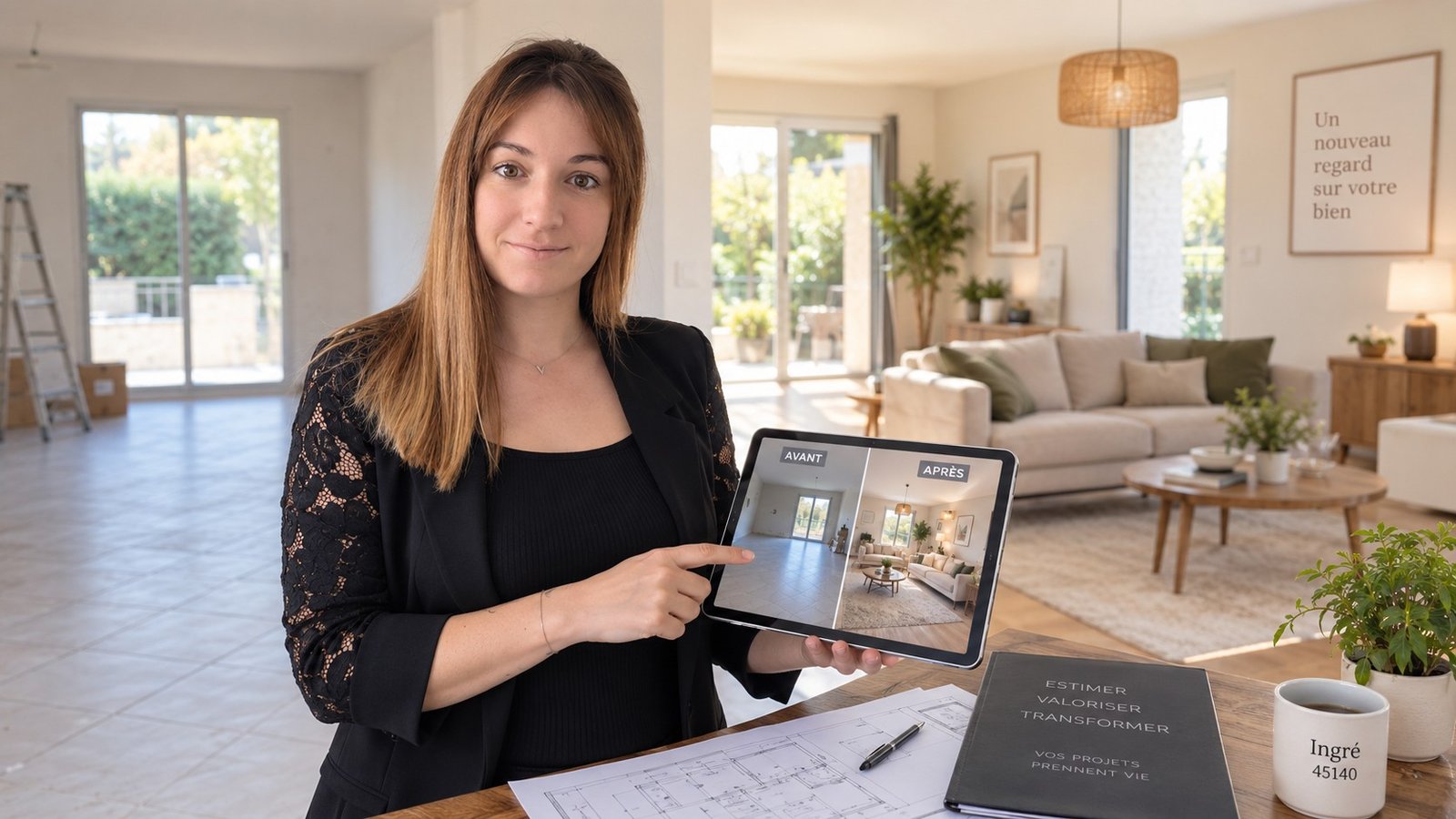 Home staging à Ingré — valorisation d'un bien avant la vente par Marion Podevin